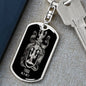 Virgo Zodiac 08.23 - 09.22 Engravable Dog Tag Pendant Keychain
