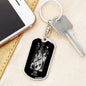 Libra Zodiac 09.23 - 10.22 Engravable Dog Tag Pendant Keychain