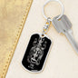 Virgo Zodiac 08.23 - 09.22 Engravable Dog Tag Pendant Keychain