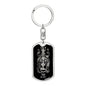 Virgo Zodiac 08.23 - 09.22 Engravable Dog Tag Pendant Keychain