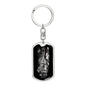 Sagittarius Zodiac 11.22 - 12.21 Engravable Dog Tag Pendant Keychain