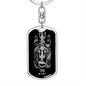 Virgo Zodiac 08.23 - 09.22 Engravable Dog Tag Pendant Keychain