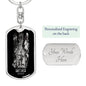 Sagittarius Zodiac 11.22 - 12.21 Engravable Dog Tag Pendant Keychain