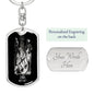 Libra Zodiac 09.23 - 10.22 Engravable Dog Tag Pendant Keychain