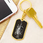 Pisces Zodiac 02.19 - 03.20 Engravable Dog Tag Keychain