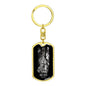 Sagittarius Zodiac 11.22 - 12.21 Engravable Dog Tag Pendant Keychain