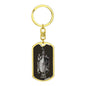 Pisces Zodiac 02.19 - 03.20 Engravable Dog Tag Keychain