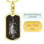 Pisces Zodiac 02.19 - 03.20 Engravable Dog Tag Keychain