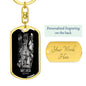 Sagittarius Zodiac 11.22 - 12.21 Engravable Dog Tag Pendant Keychain