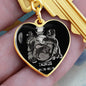 Taurus Zodiac 04.20 - 05.20 Engravable Heart Pendant Keychain
