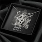 Cancer Zodiac 06.21 - 07.22 Eternal Bond Infinite Hearts Pendant Cable Chain Necklace with Luxury Mahogany Box w/LED