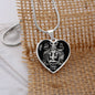 Virgo Zodiac 08.23 - 09.22 Engravable Heart Pendant Snake Chain Necklace