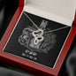 Gemini Zodiac 05.21 - 06.20 Eternal Bond Infinite Hearts Pendant Cable Chain Necklace with Luxury Mahogany Box w/LED