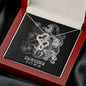 Capricorn Zodiac 12.22 - 01.19 Eternal Bond Infinite Double Hearts Cable Chain Necklace