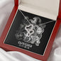 Capricorn Zodiac 12.22 - 01.19 Eternal Bond Infinite Double Hearts Cable Chain Necklace