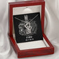 Gemini Zodiac 05.21 - 06.20 Eternal Bond Infinite Hearts Pendant Cable Chain Necklace with Luxury Mahogany Box w/LED