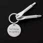 Handy Screwdriver Keychain 'Fuck Average Be Legendary' Engraved Text