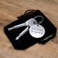 Handy Screwdriver Keychain 'Fuck Average Be Legendary' Engraved Text