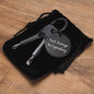 Handy Screwdriver Keychain 'Fuck Average Be Legendary' Engraved Text