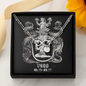 Virgo Zodiac 08.23 - 09.22 Engravable Circle Charms Infinity Pendant Satellite Chain Bracelet