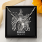 Scorpio Zodiac 10.23 - 11.21 Engravable Circle Charms Infinity Pendant Satellite Chain Bracelet
