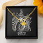 Scorpio Zodiac 10.23 - 11.21 Engravable Circle Charms Infinity Pendant Satellite Chain Bracelet