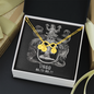 Virgo Zodiac 08.23 - 09.22 Engravable Circle Charms Infinity Pendant Satellite Chain Bracelet