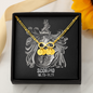 Scorpio Zodiac 10.23 - 11.21 Engravable Circle Charms Infinity Pendant Satellite Chain Bracelet