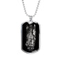 Sagittarius Zodiac 11.22 - 12.21 Engravable Dog Tag Military Style Ball Chain Necklace