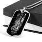 Sagittarius Zodiac 11.22 - 12.21 Engravable Dog Tag Military Style Ball Chain Necklace