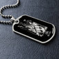 Libra Zodiac 09.23 - 10.22 Engravable Dog Tag Pendant Military Style Ball Chain Necklace
