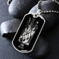 Libra Zodiac 09.23 - 10.22 Engravable Dog Tag Pendant Military Style Ball Chain Necklace