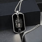 Gemini Zodiac 05.21 - 06.20 Engravable Dog Tag Pendant Military Style Ball Chain Necklace