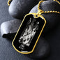 Libra Zodiac 09.23 - 10.22 Engravable Dog Tag Pendant Military Style Ball Chain Necklace