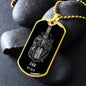 Gemini Zodiac 05.21 - 06.20 Engravable Dog Tag Pendant Military Style Ball Chain Necklace