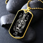 Virgo Zodiac 08.23 - 09.22 Engravable Dog Tag Pendant Military Style Ball Chain Necklace
