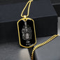 Gemini Zodiac 05.21 - 06.20 Engravable Dog Tag Pendant Military Style Ball Chain Necklace