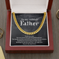 Scorpio Zodiac 10.23 - 11.21 Timeless Strength Cuban Link Chain Necklace with Luxury Mahogany Box w/LED