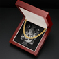 Libra Zodiac 09.23 - 10.22 Timeless Strength Cuban Link Chain Necklace with Luxury Mahogany Box w/LED