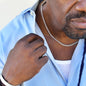 Leo Zodiac 07.23 - 08.22 Timeless Strength Cuban Link Chain Necklace with Luxury Mahogany Box w/LED