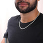 Virgo Zodiac 08.23 - 09.22 Timeless Strength Cuban Link Chain Necklace with Luxury Mahogany Box w/LED