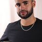 Sagittarius Zodiac 11.22 - 12.21 Timeless Strength Cuban Link Chain Necklace with Luxury Mahogany Box w/LED