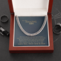 Leo Zodiac 07.23 - 08.22 Timeless Strength Cuban Link Chain Necklace with Luxury Mahogany Box w/LED