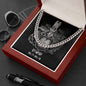 Gemini Zodiac 05.21 - 06.20 Timeless Strength Cuban Link Chain Necklace with Luxury Mahogany Box w/LED