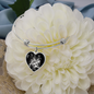 Libra Zodiac 09.23 - 10.22 Engravable Heart Charm Pendant Bangle Bracelet