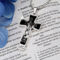 Libra Zodiac 09.23 - 10.22 Engravable Luxury Cross Pendant Snake Chain Necklace