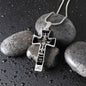 Virgo Zodiac 08.23 - 09.22 Engravable Cross Pendant Snake Chain Necklace