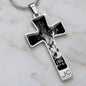 Libra Zodiac 09.23 - 10.22 Engravable Luxury Cross Pendant Snake Chain Necklace