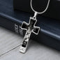 Libra Zodiac 09.23 - 10.22 Engravable Luxury Cross Pendant Snake Chain Necklace