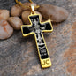Virgo Zodiac 08.23 - 09.22 Engravable Cross Pendant Snake Chain Necklace